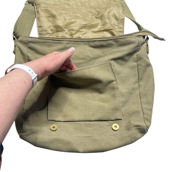 Rare Robin Ruth PORTLAND Satchel Crossbody Bag Green Excellent Condition - Picture 7 of 11